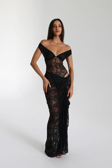 Sienna Lace Maxi Dress
