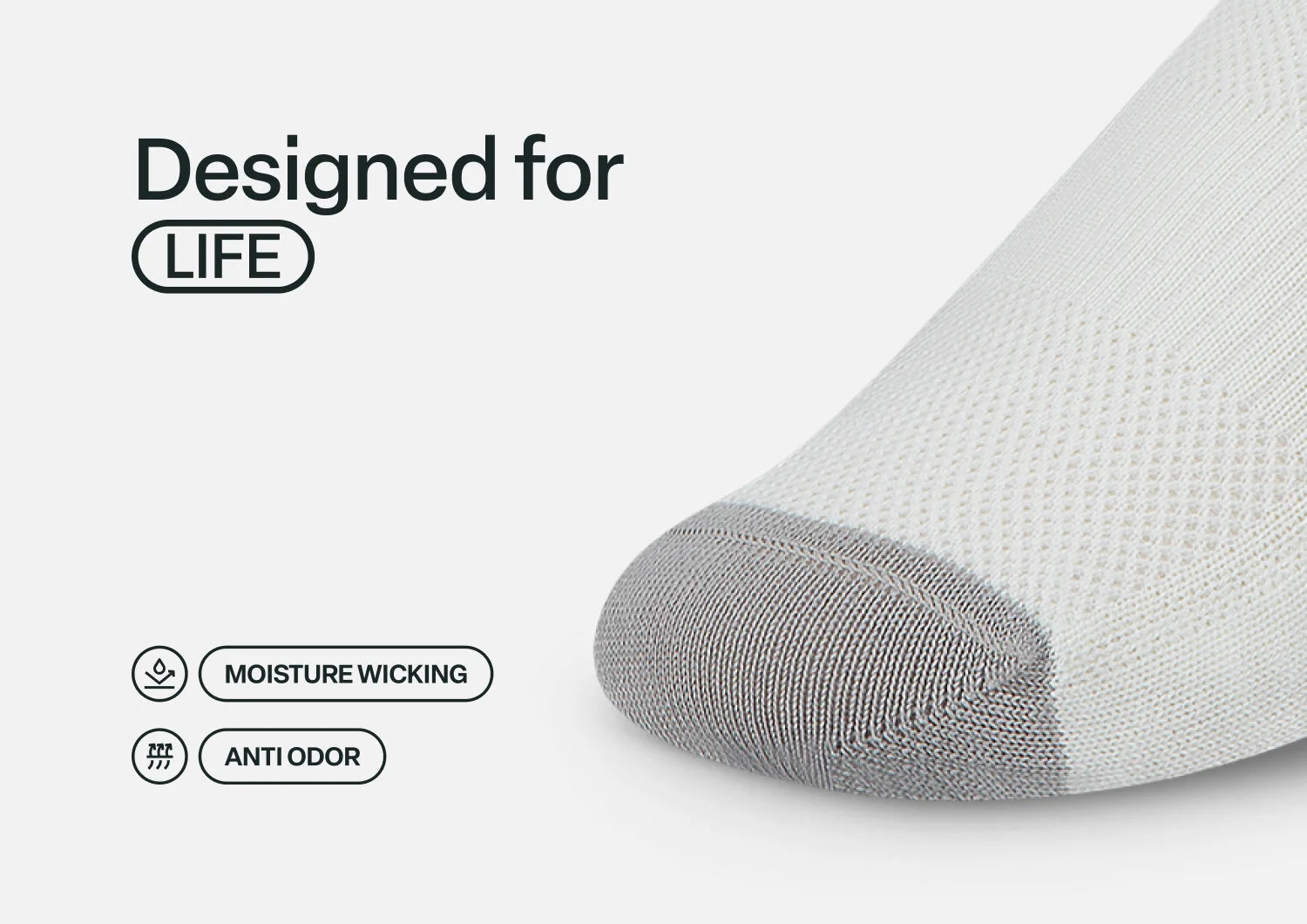 BioSoft Low Cut Sock - White