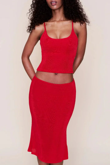 Sienna Ribbed Midi Set Midi Dress