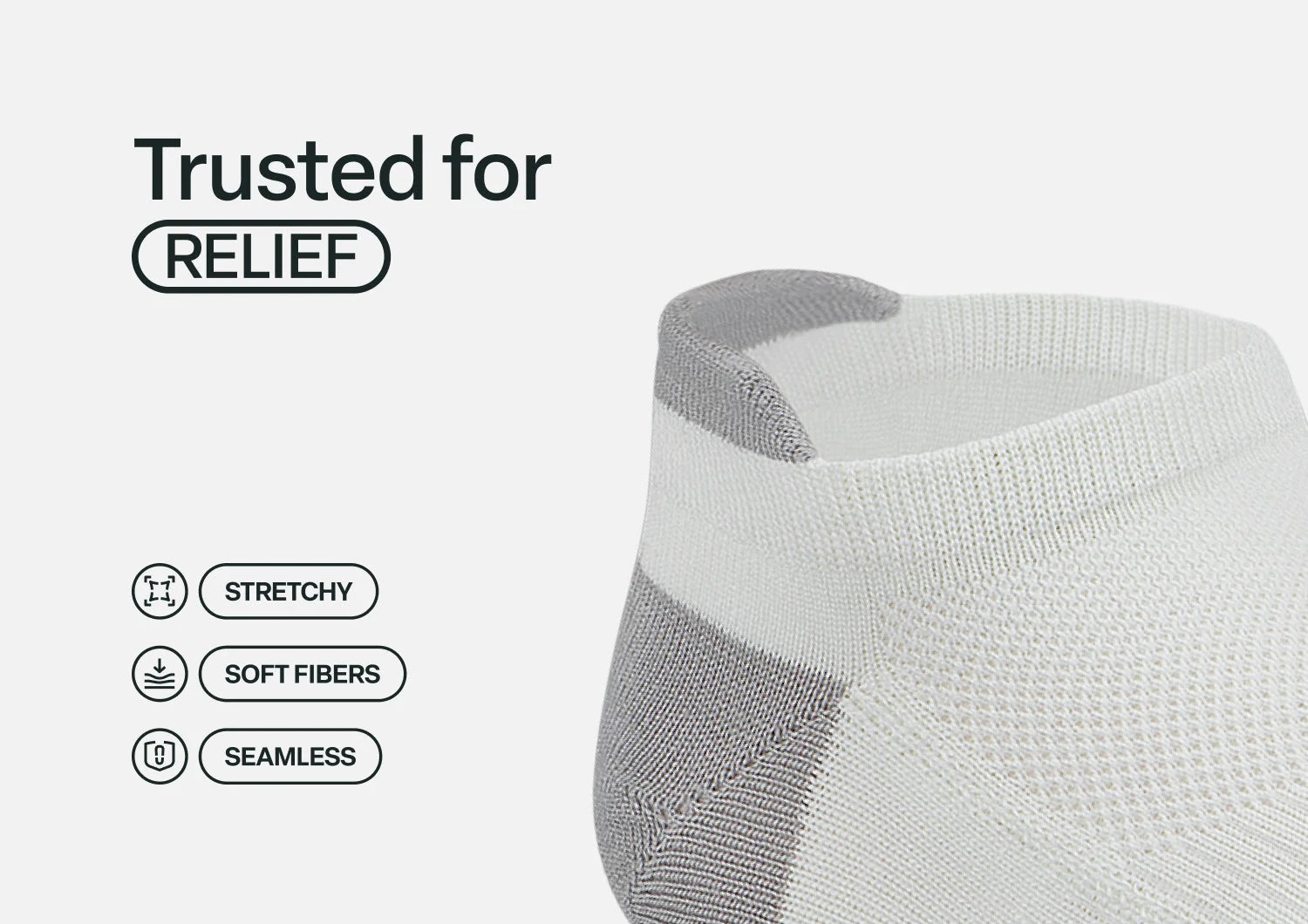 BioSoft Low Cut Sock - White
