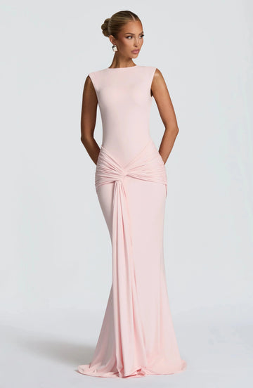 Lorenza Pink Maxi Dress