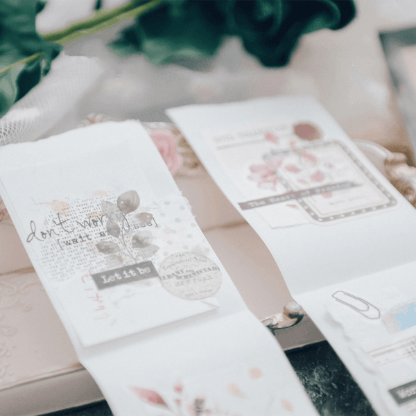 Transfer Stickers Flowers for Journaling &amp; Scrapbooking - PaperWrld