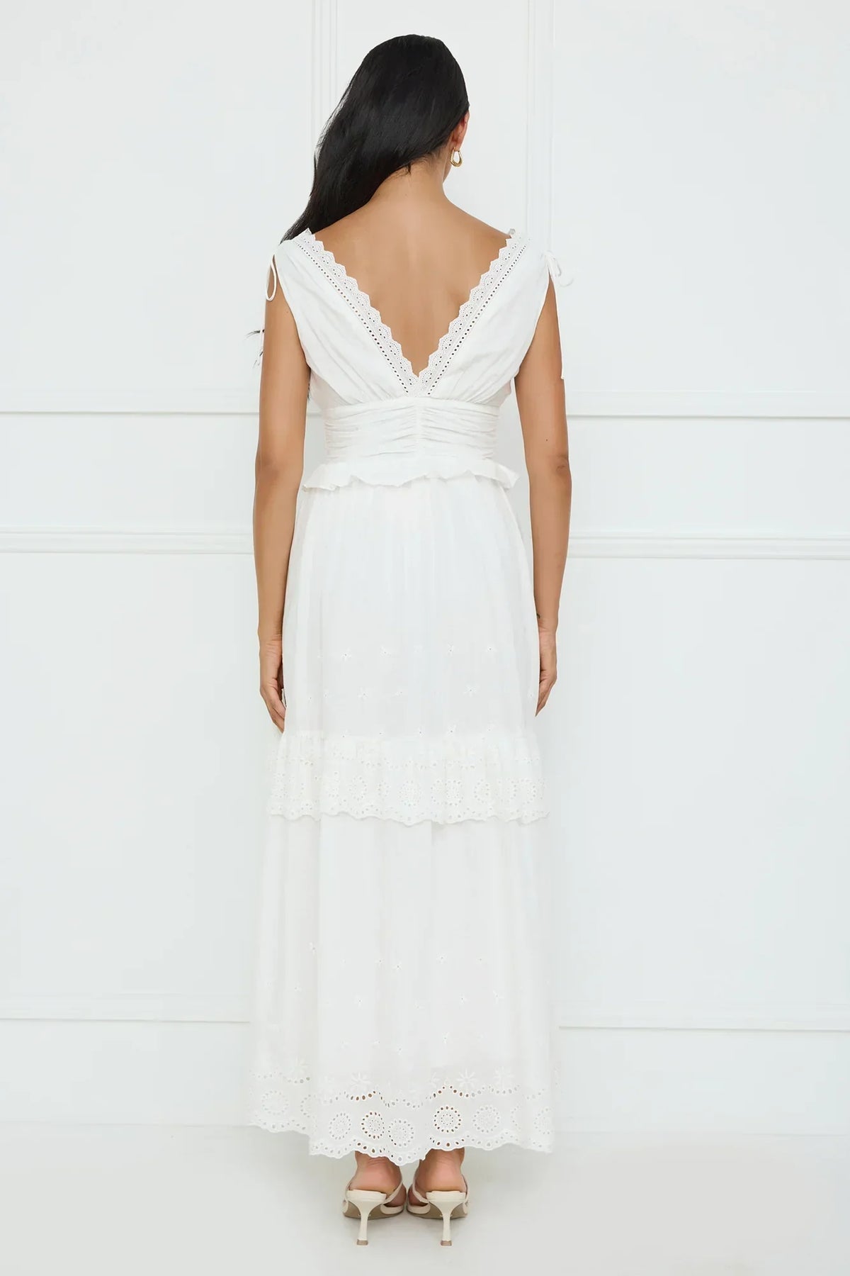 Desert Oasis Maxi Dress White
