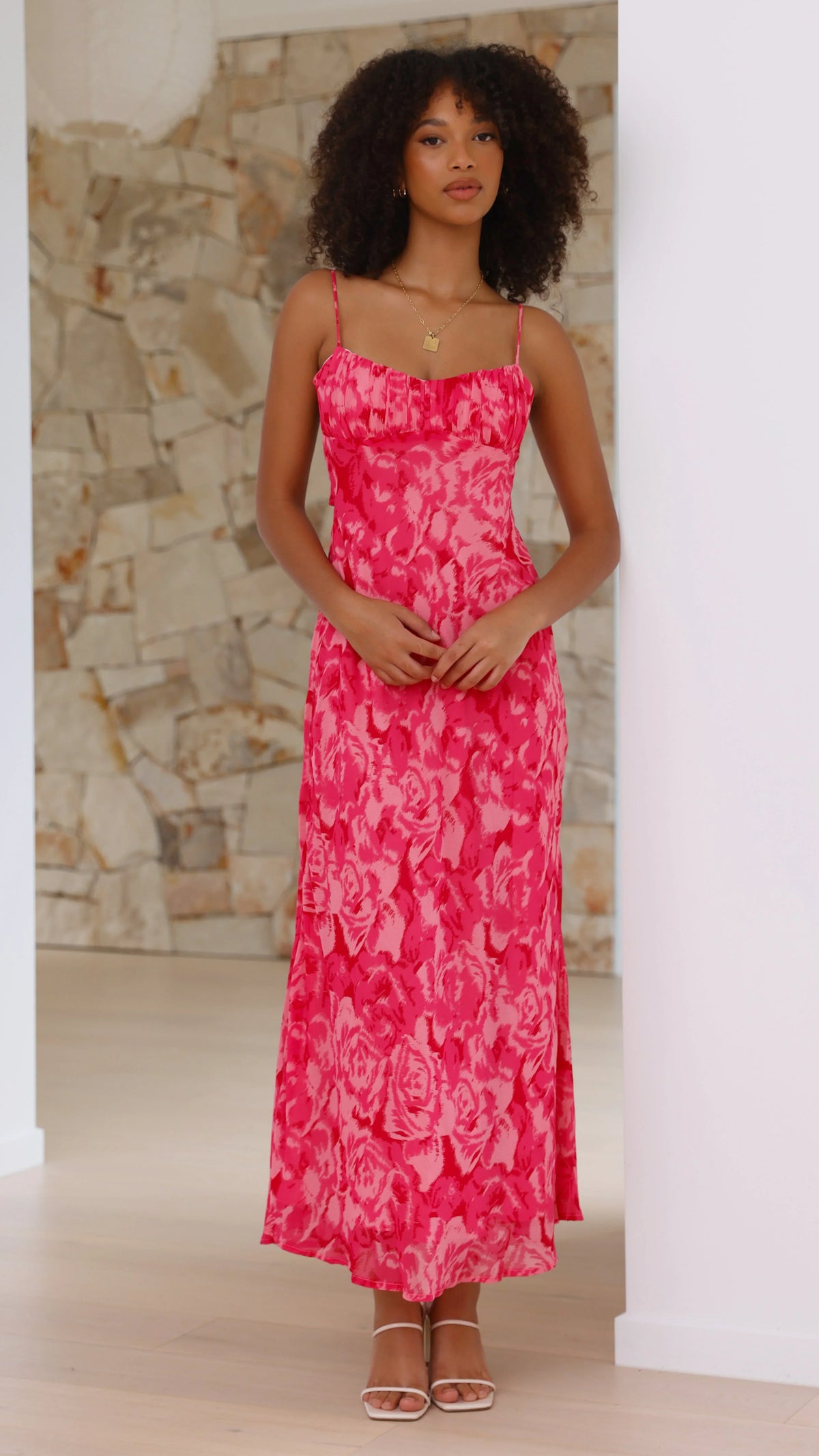 Valentina Floral Midi Dress