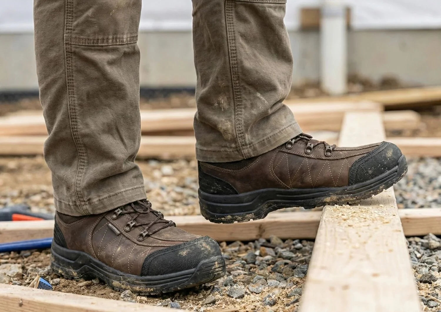 Basalt Work Shoes - Brown