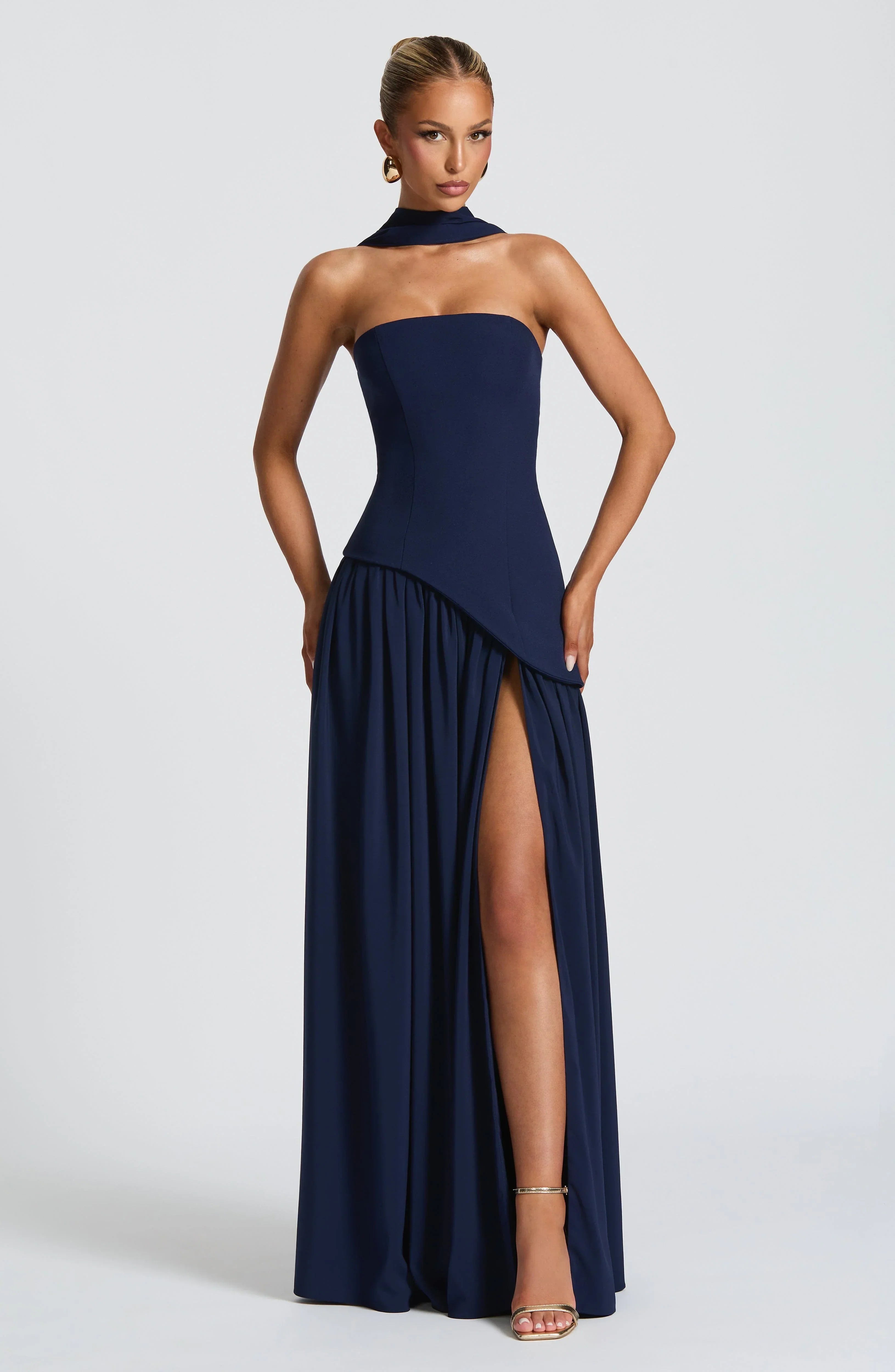 Isadora™ | Chic Slit Maxi Dress