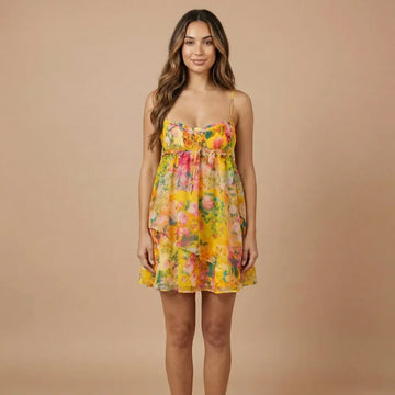 Iris Floral Mini Dress