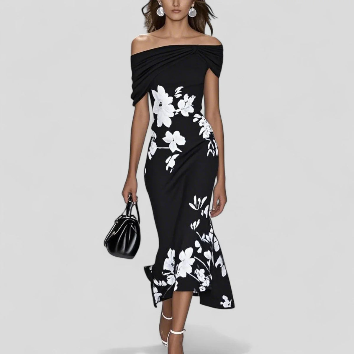 Sienna Draped Midi Dress