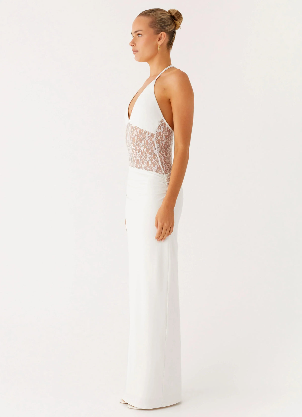 Enchant Lace Maxi Dress - Ivory
