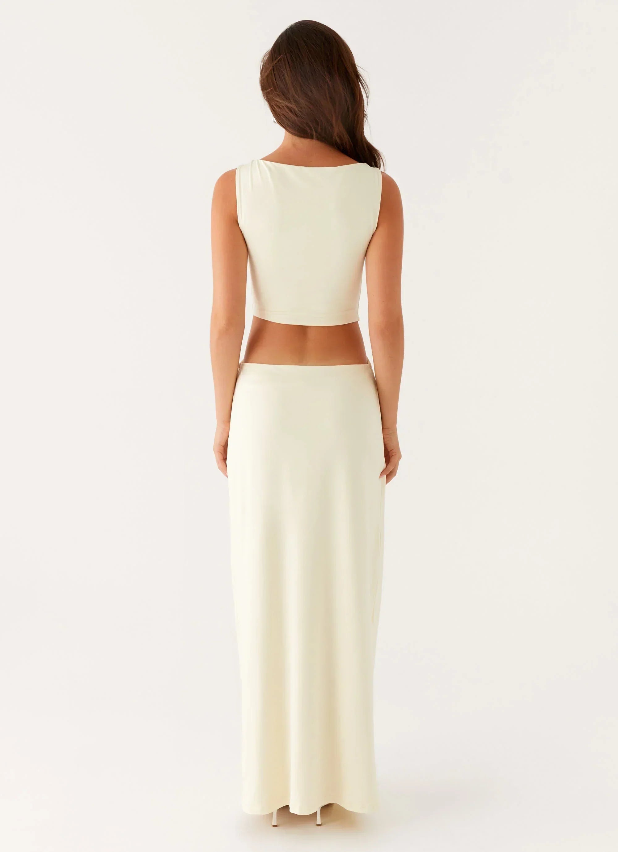Lilabelle Twist Maxi Dress - Yellow