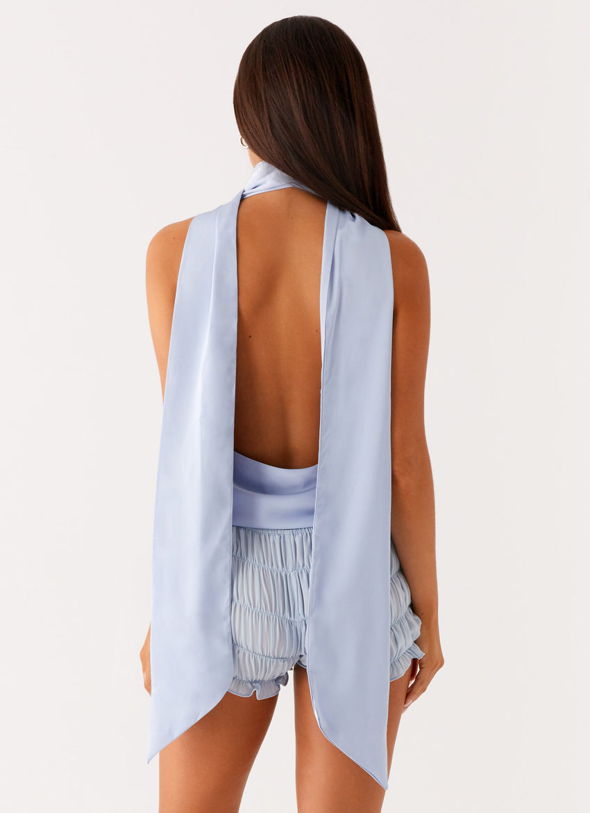 Catching Feelings Top - Blue