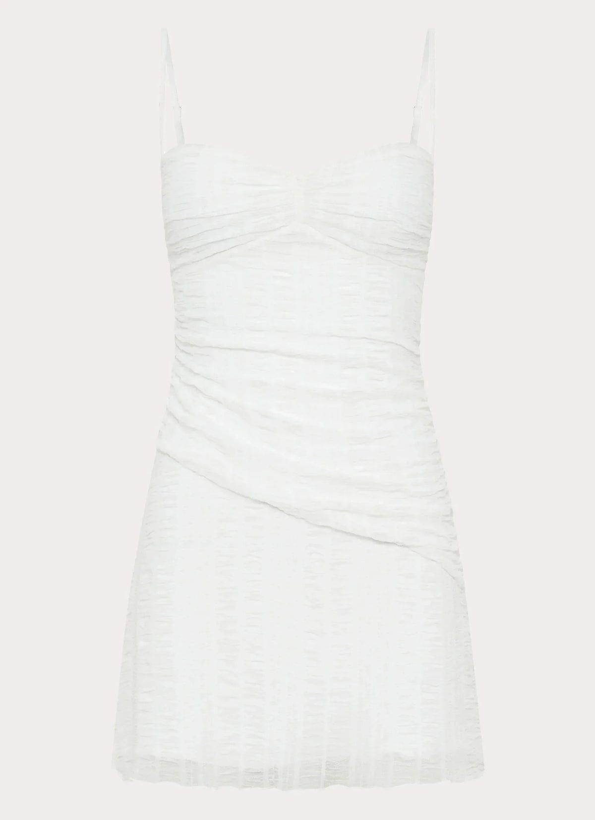 Arden Mesh Mini Dress - White
