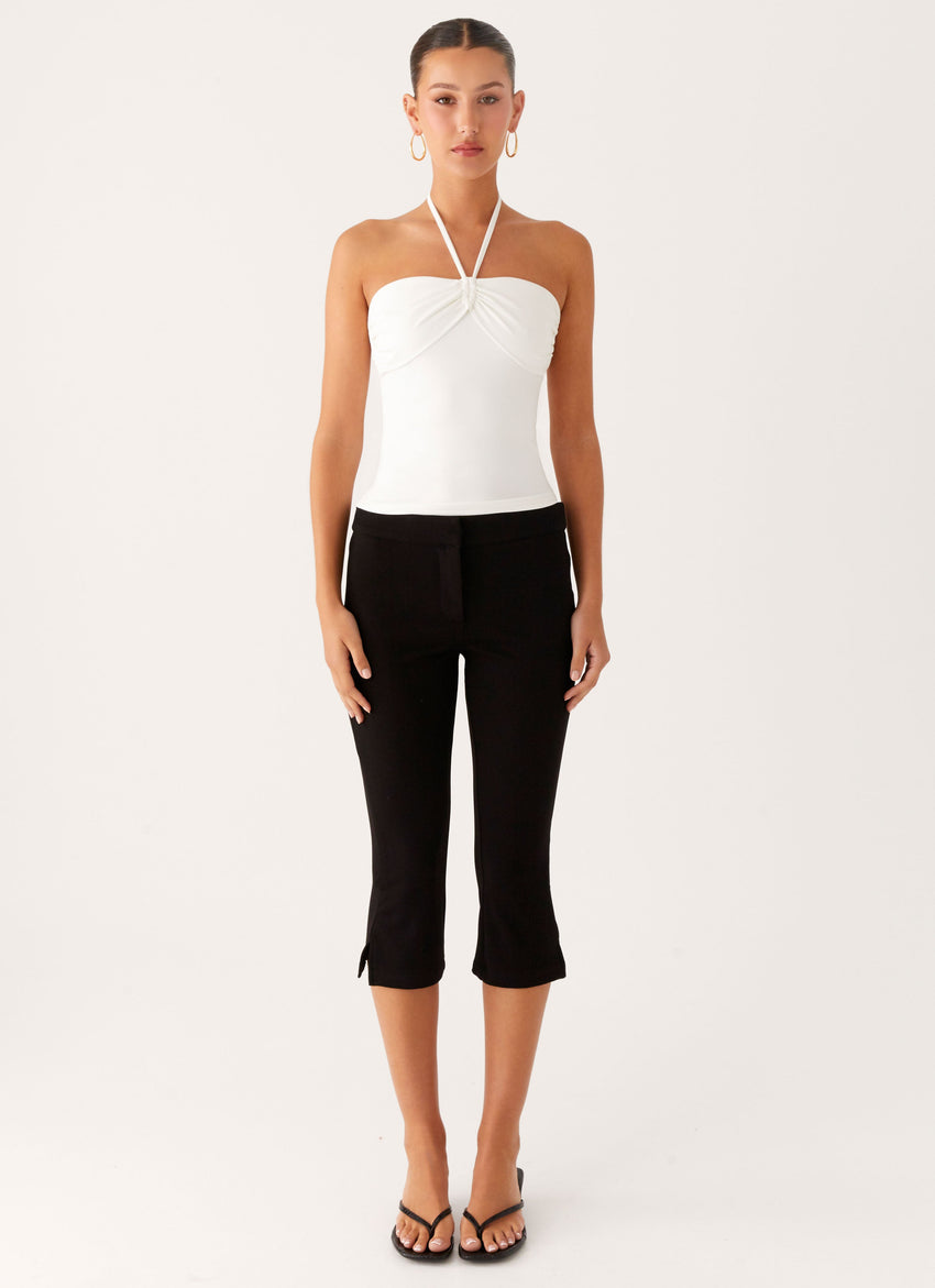 Good Thing Halter Top - White