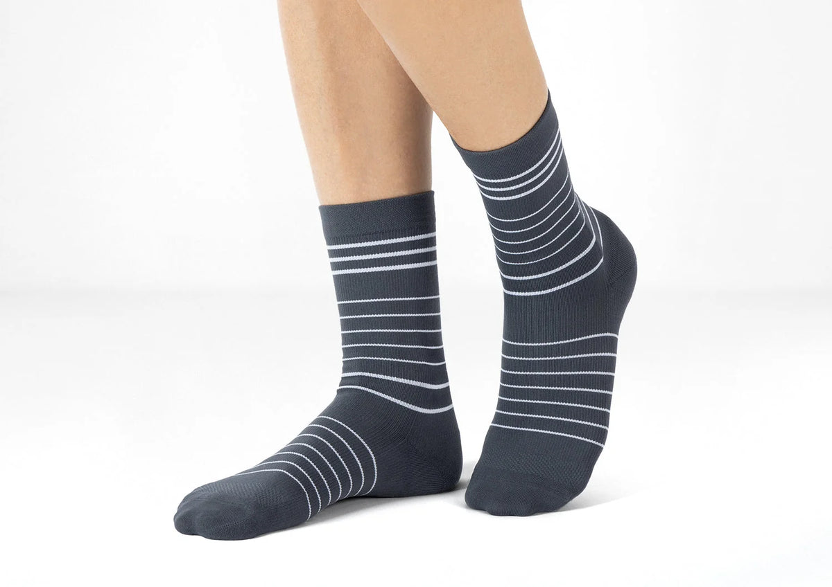 Mid-Calf Compression Socks 18-25 mmHg - Dark Gray