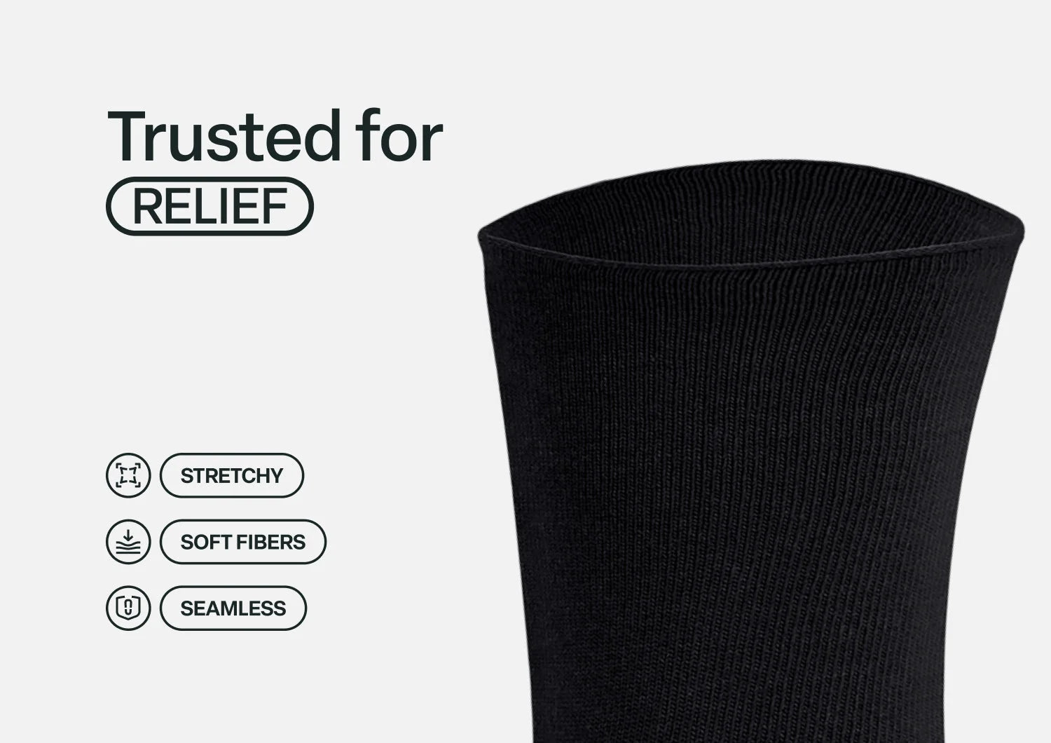 Bunion Relief Socks - Charcoal