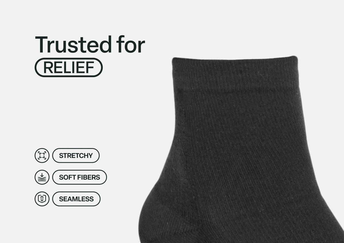 Compression Ankle Socks 20-30 mmHg - Black