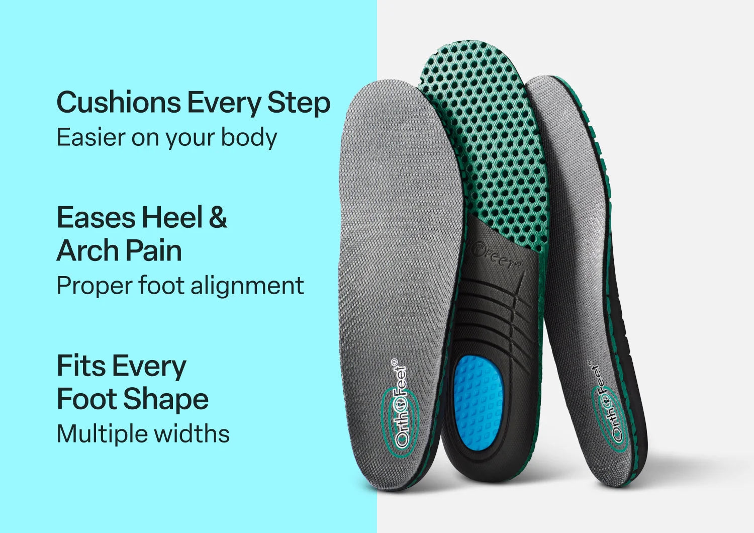 OFG Men's Orthotic Insoles