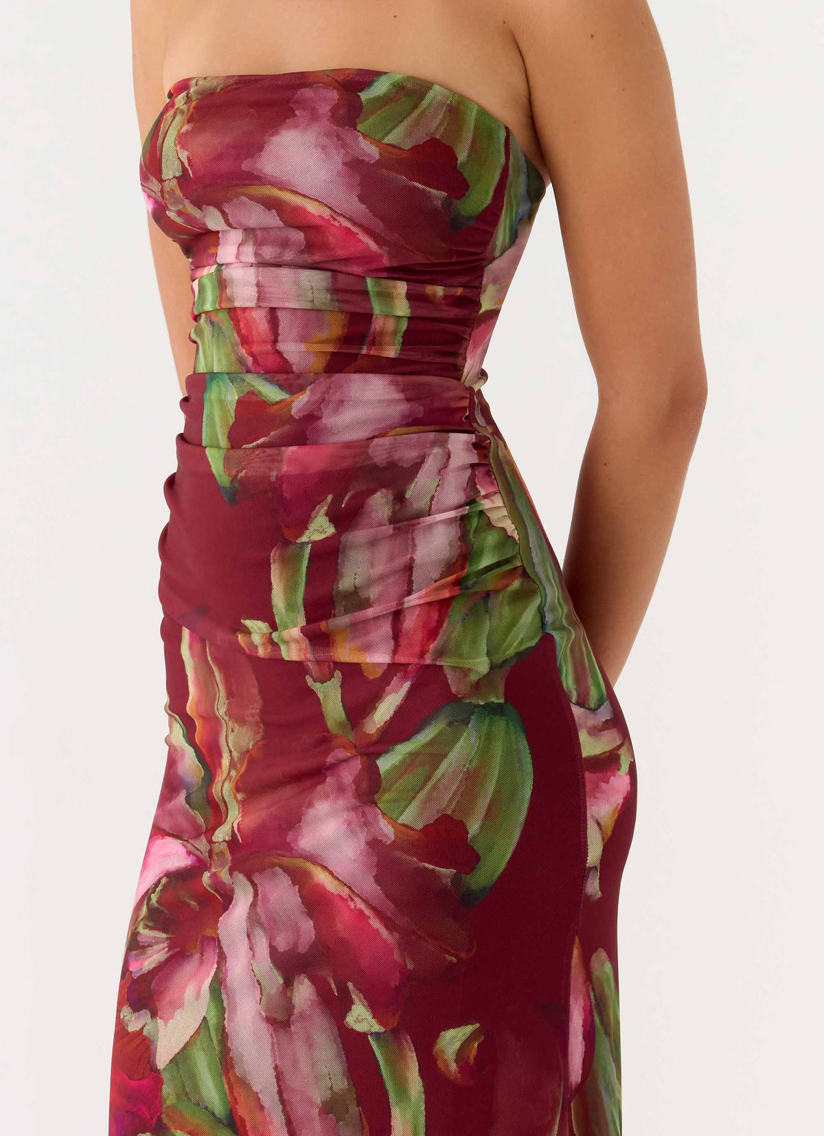 Iroha Strapless Maxi Dress Cuba